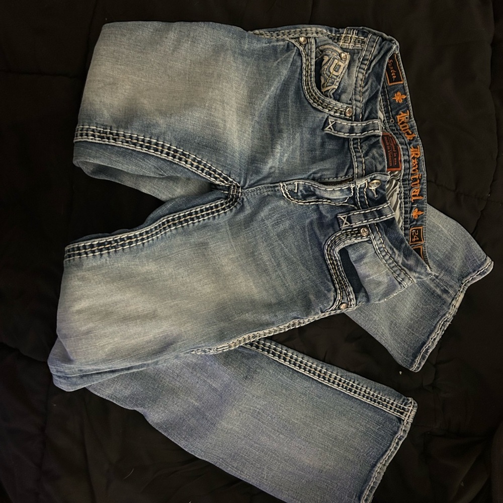 Rock Revival Light Blue Boot Cut Jeans